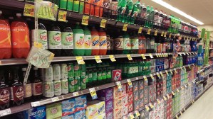 small selction softdrinks